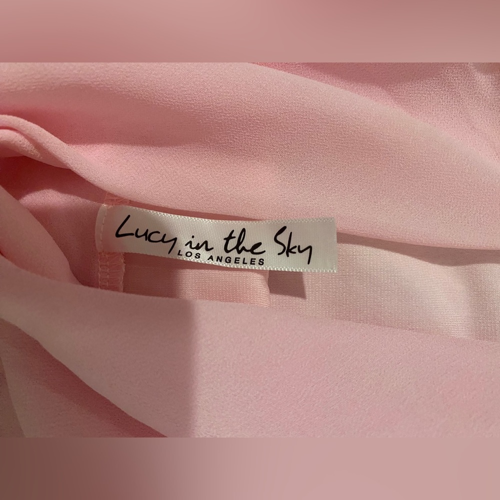 Lucy in the Sky pink mini dress